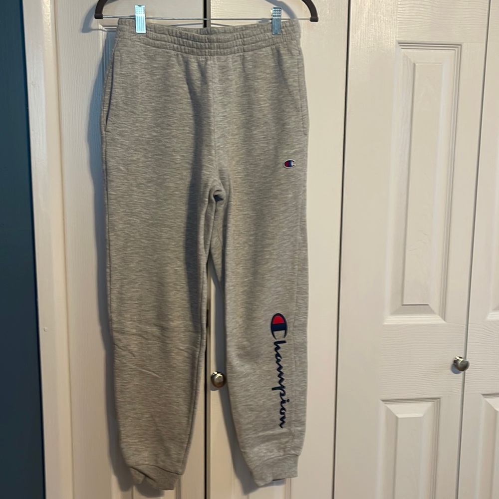 Champion sweatpants in grey size kids large